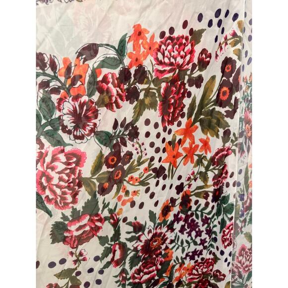 Unbranded Floral Print Boho Open Front Duster/Beach Cover Up Handkerchief Kimono - Picture 3 of 6